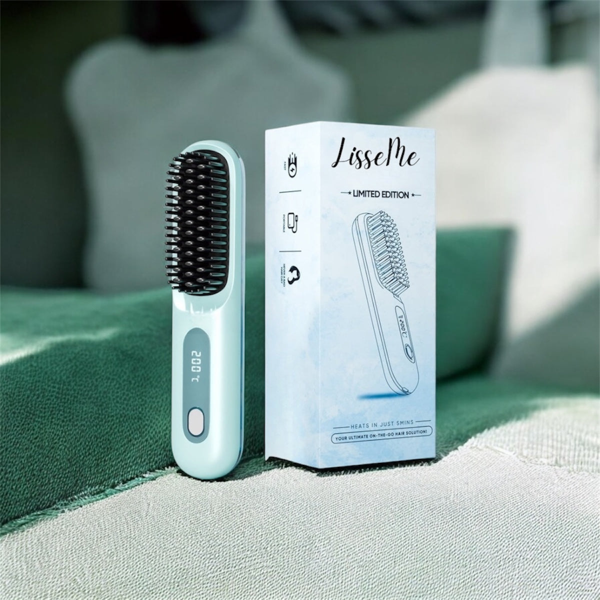 Brosse Portable Luvéra – Lissez, Frisez, Séchez